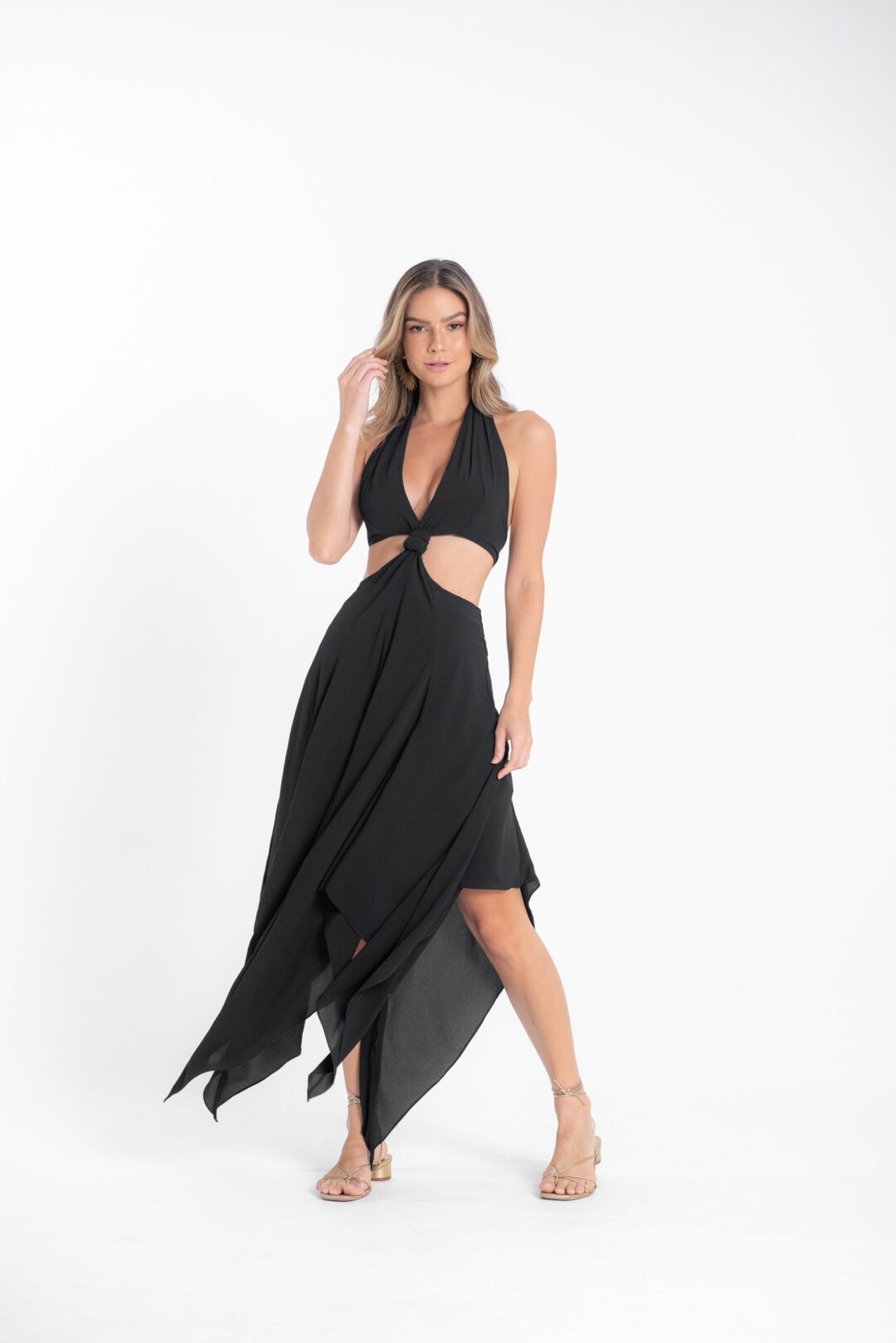 Vestido nó era preto
