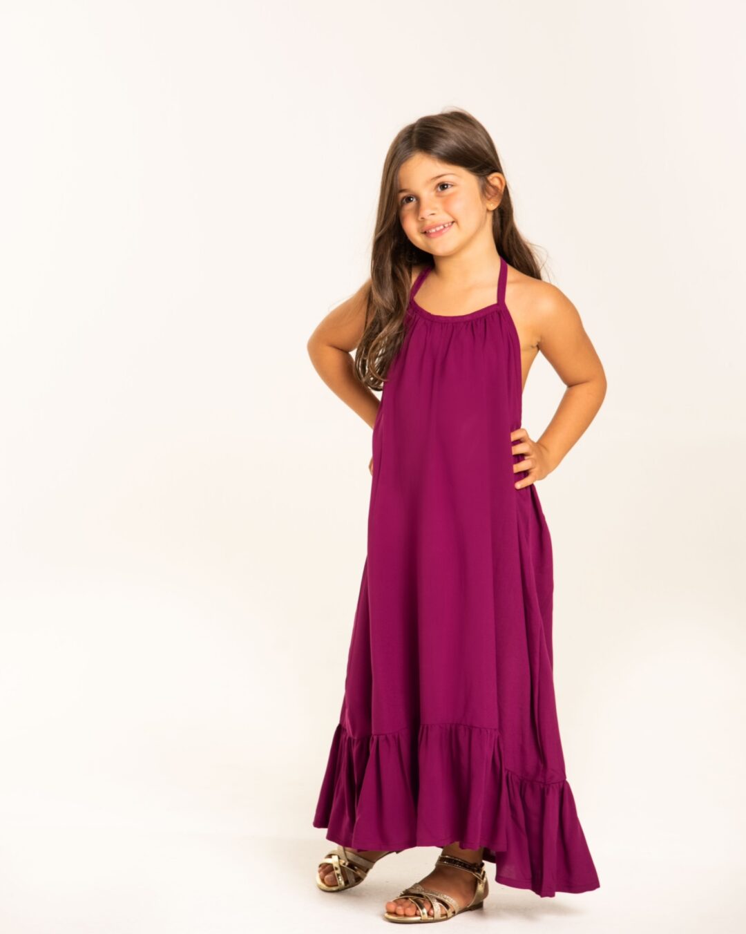 vestido me gusta infantil uva