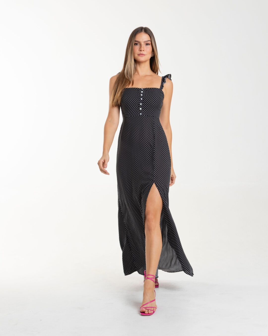 Vestido Georgia poá