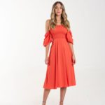 vestido Maju coral