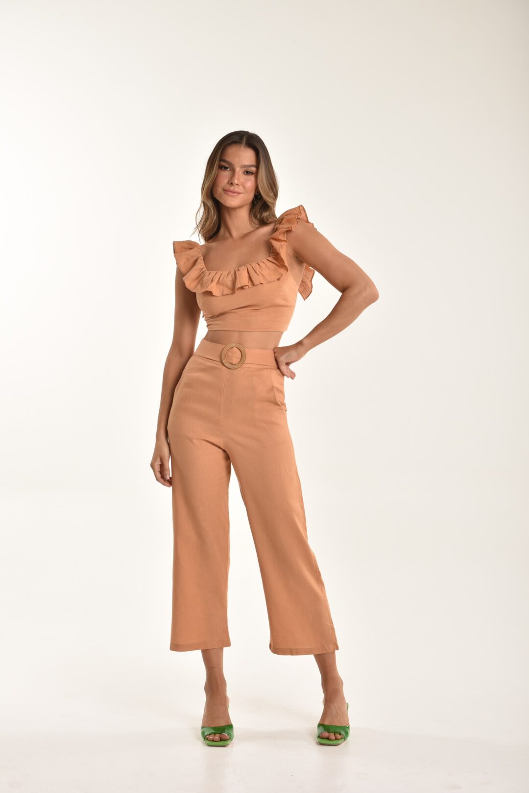 Conjunto blusa e calça cocada