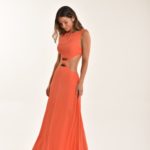 Vestido longo calamansi