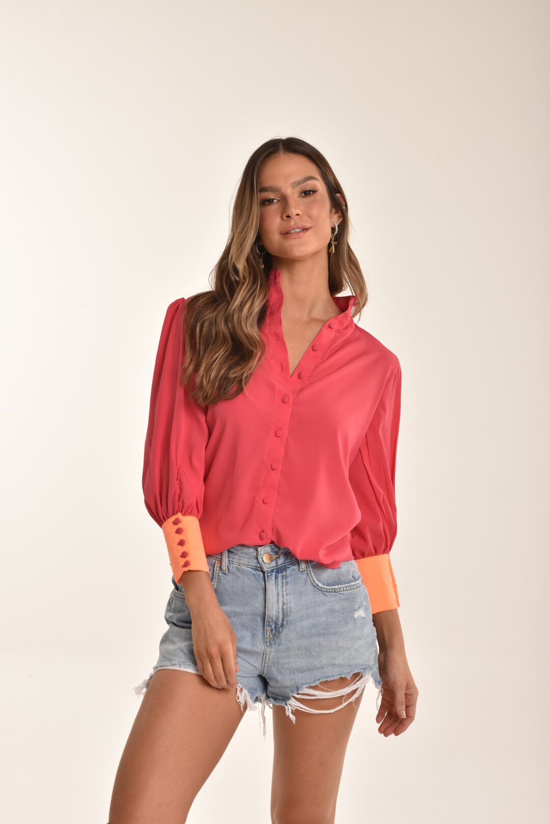 camisa pink Antônia