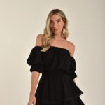 vestido curto babados Ana
