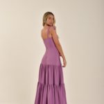 vestido longo lavanda Paula