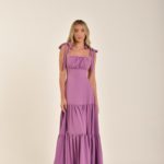 vestido longo lavanda Paula