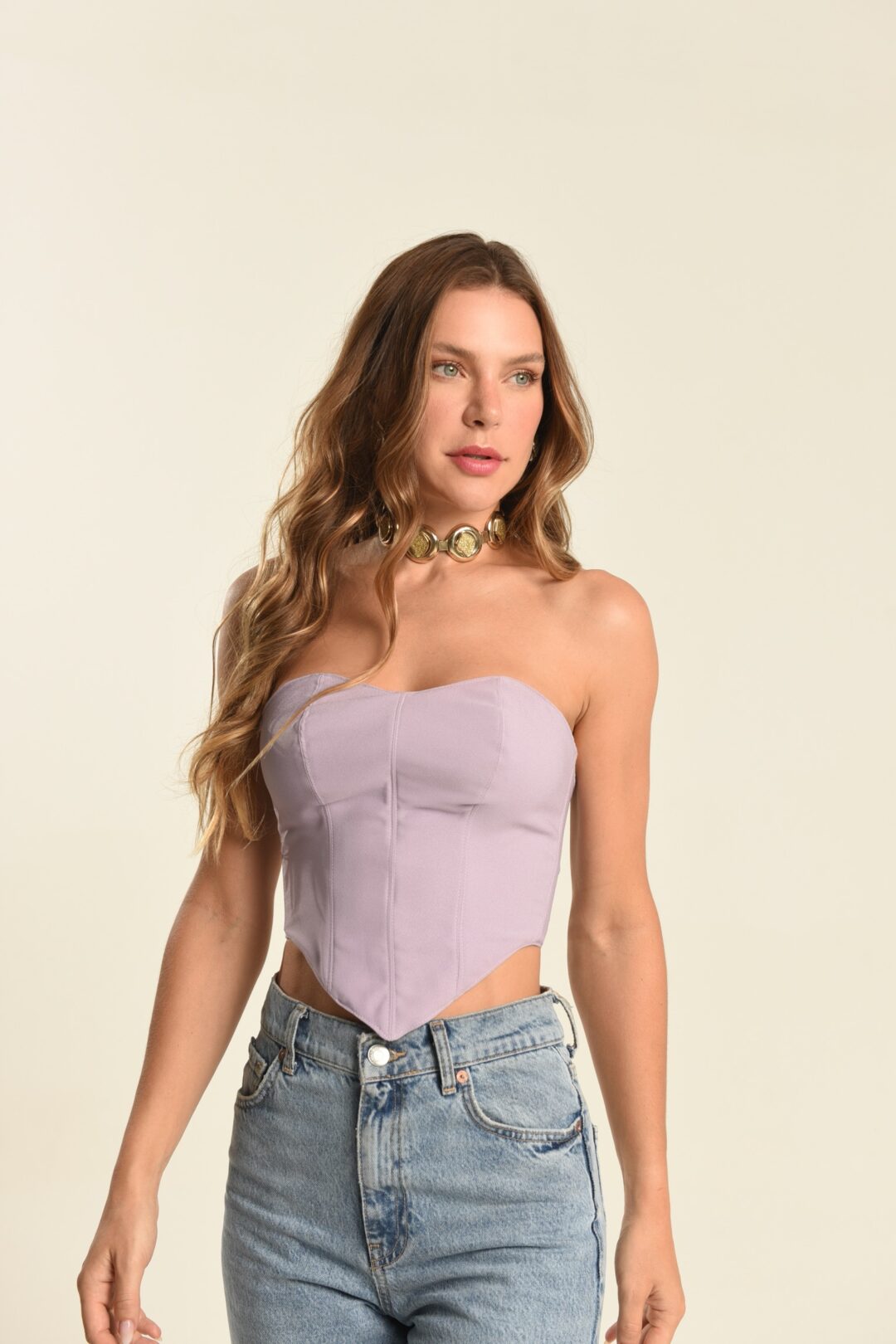 Corset Catarina Lavanda