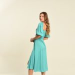 vestido maju turquoise