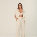Conjunto linho natural Catarina