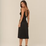 vestido slip dress preto