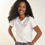 T-shirt bordada Best MOM