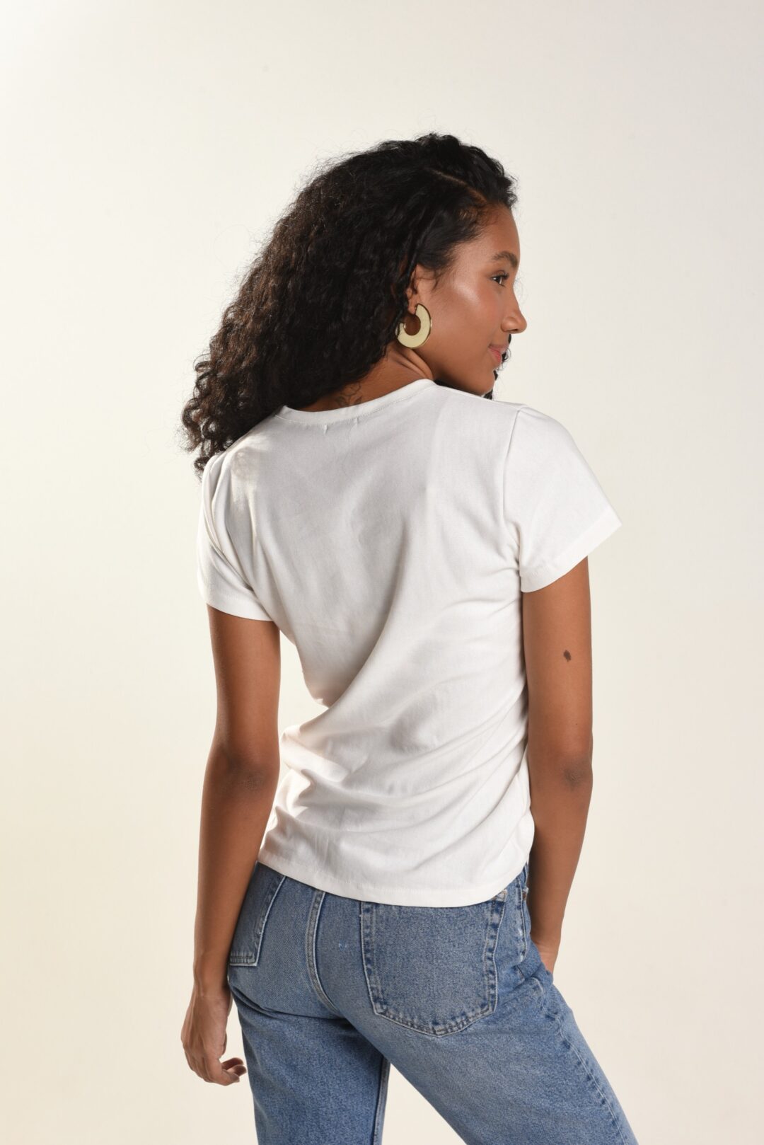 T-shirt bordada Dog MOM