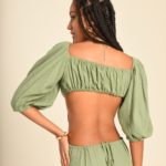 Vestido longo verde Megan
