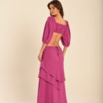 vestido longo violeta megan