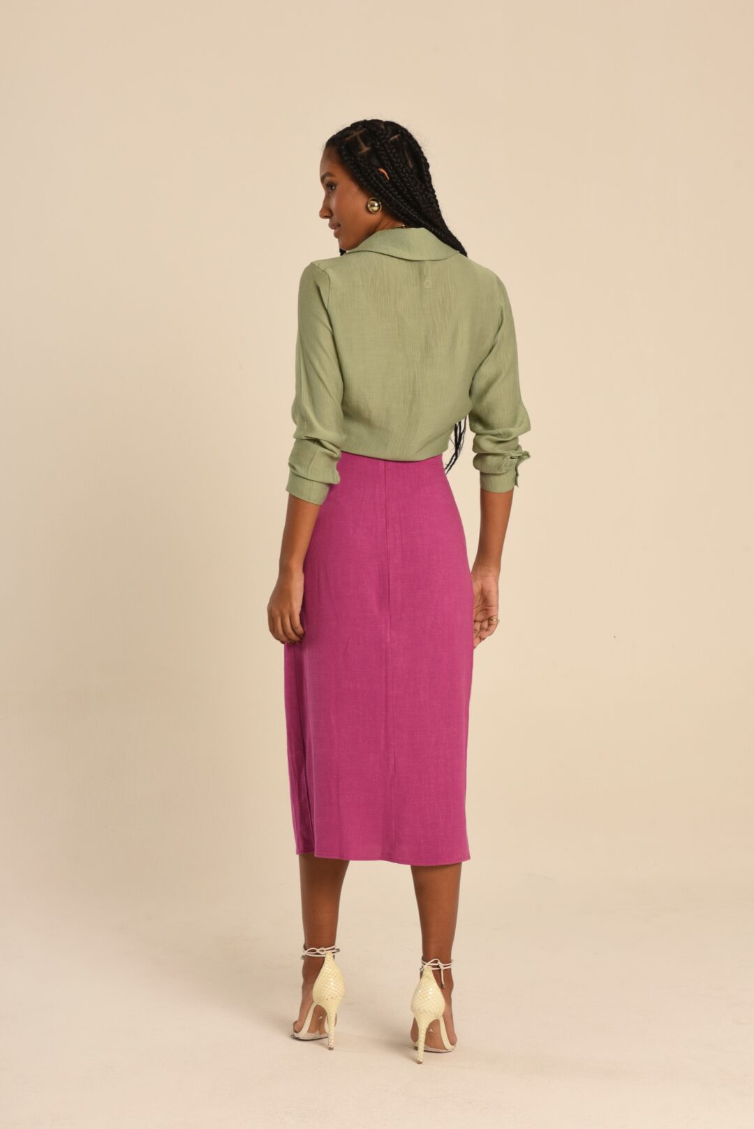 camisa verde cactus