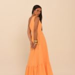 Vestido laranja Pietra