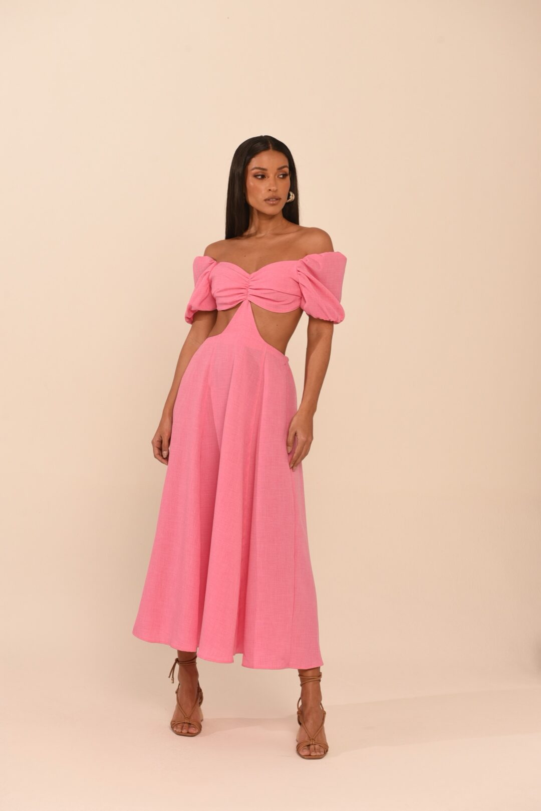 vestido rosa Serena