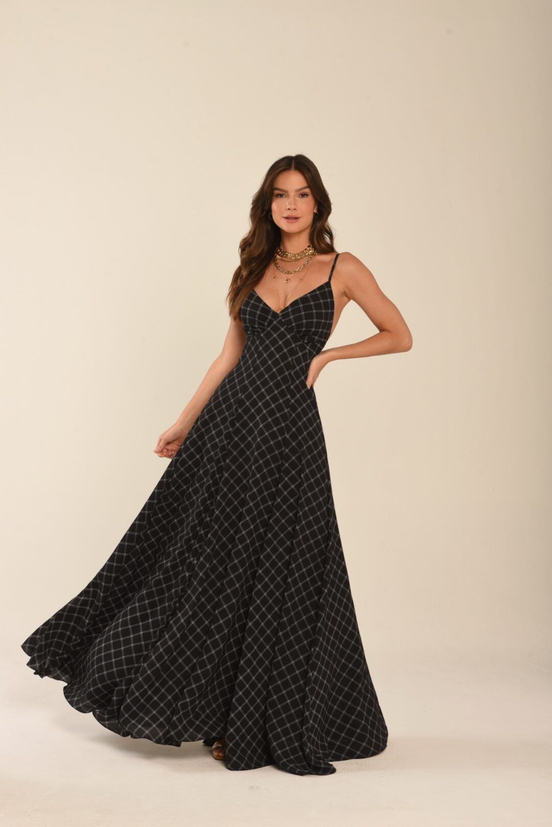 vestido longo exclusivo Leblon
