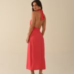 saia midi pink pitaya