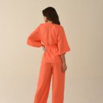 Conjunto kimono papaya
