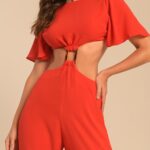 macacão vermelho beleza pura