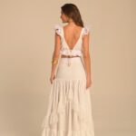 conjunto top e saia longa Milagres