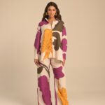 conjunto estampado orquídea brasileira