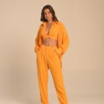 conjunto laranja mexerica
