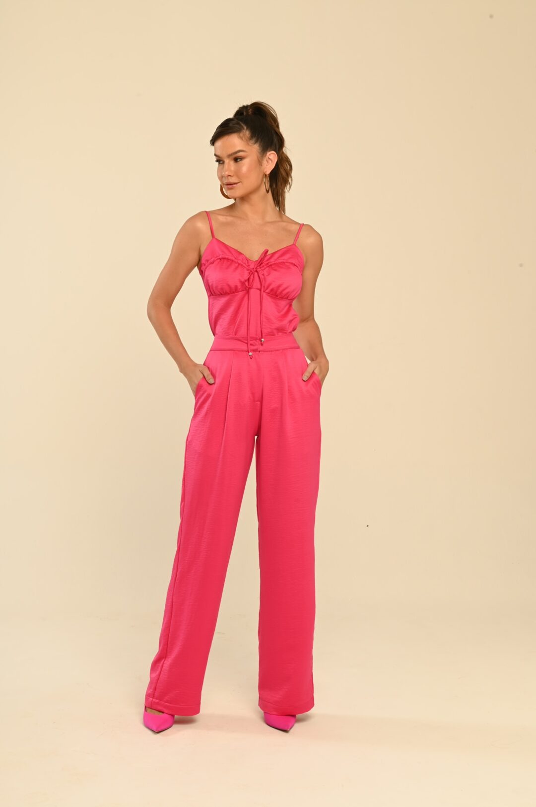 conjunto pink alfaiataria Melanie
