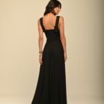 vestido longo fivelas Antibes