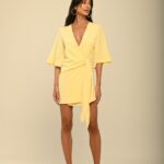 vestido manteiga Brigitte