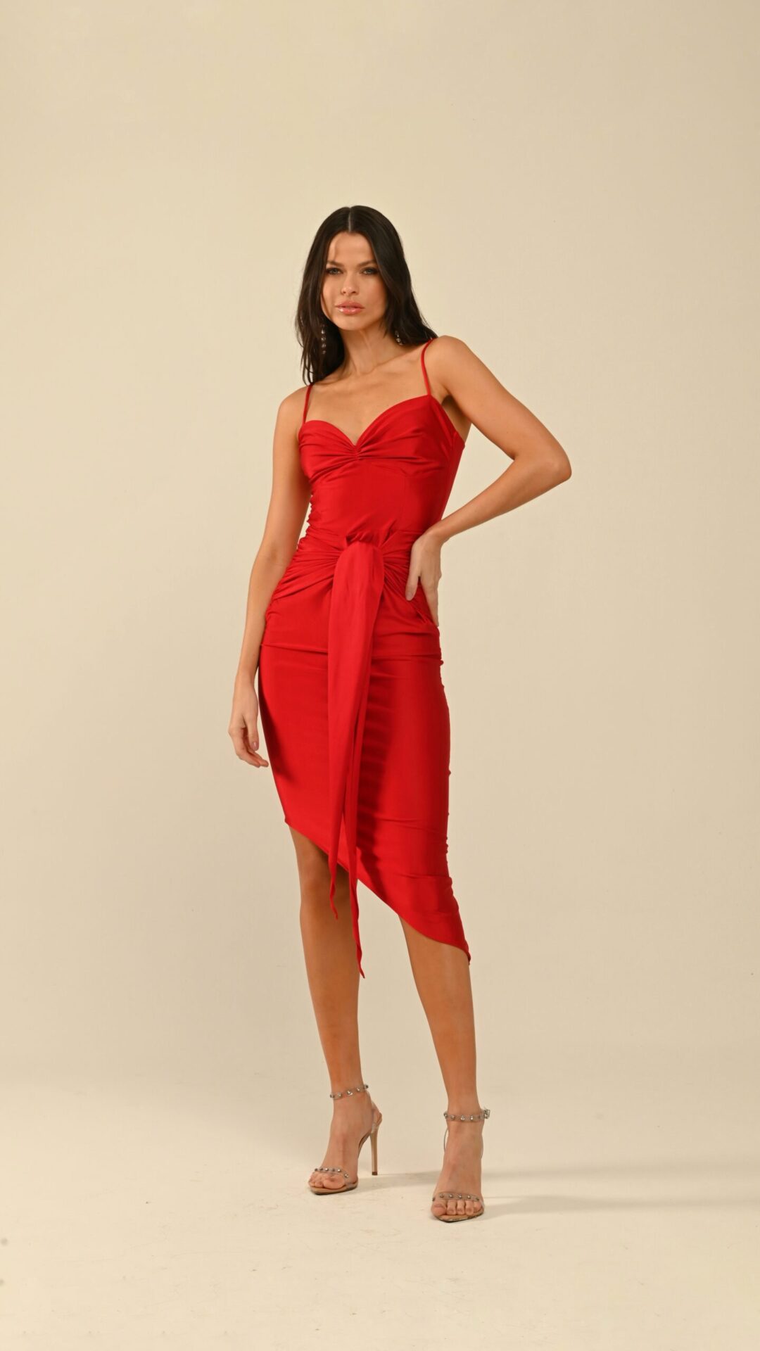 vestido midi cereja Rubi