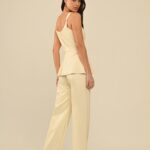 conjunto calça e blusa courino off lavínia