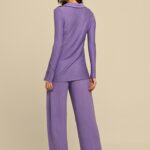 conjunto malha calça e blusa Ametista