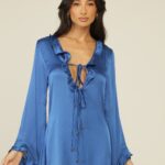 vestido Olímpia azul cobalto