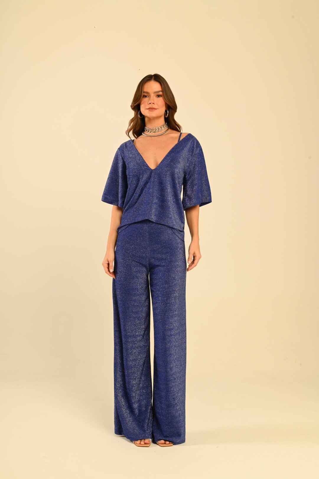 conjunto lurex céu estrelado