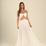 vestido longo amarrações maré