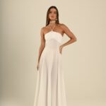 vestido longo conchas sereia