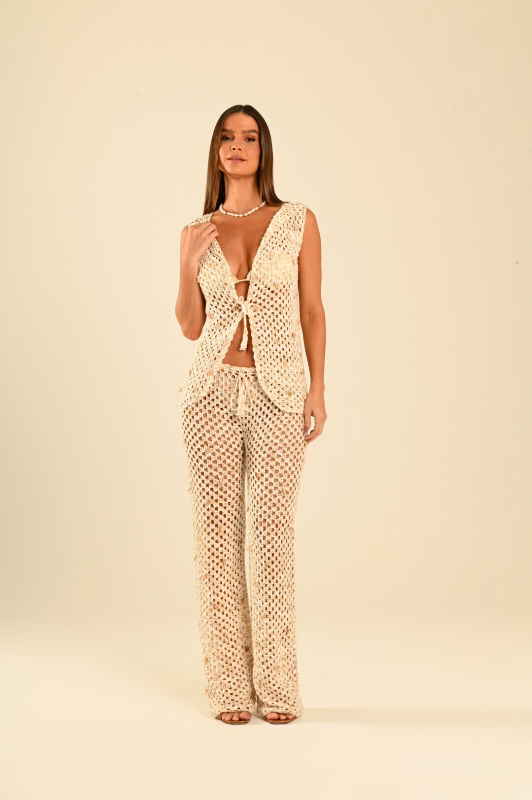conjunto crochê Búzios