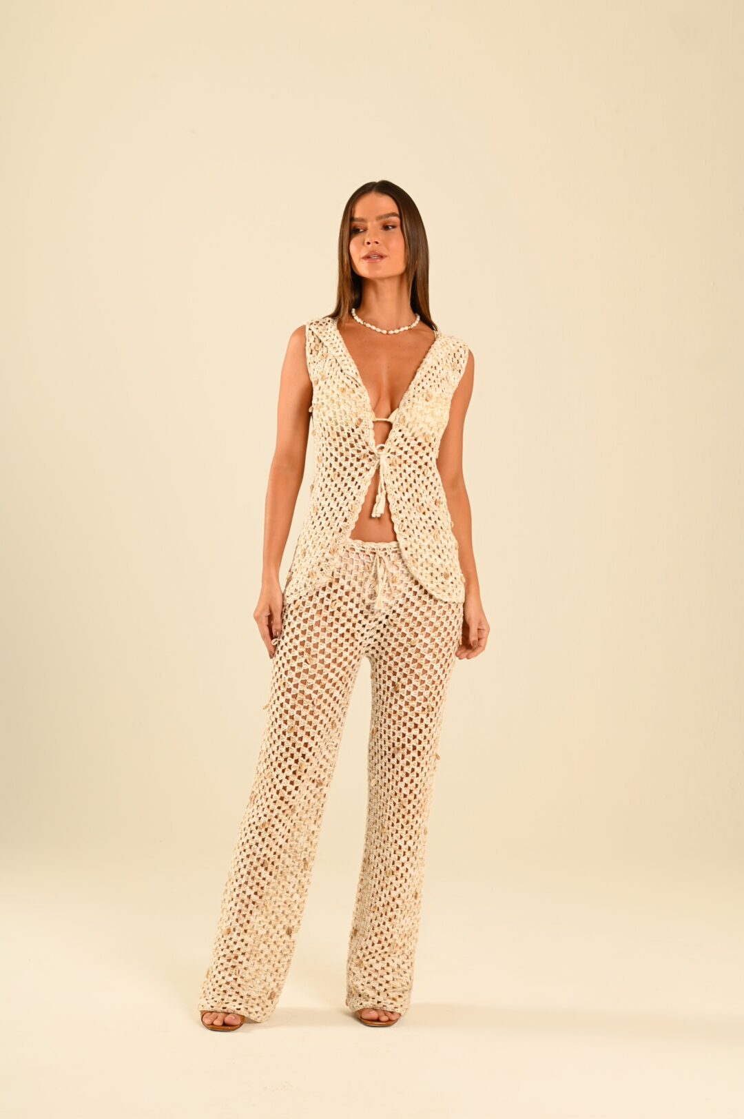 conjunto crochê Búzios