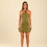 vestido linho verde coqueiro