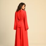 conjunto kimono vermelho Betina