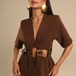 conjunto fivelas marrom