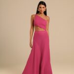 vestido longo recortes Fleur