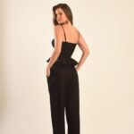 Conjunto Tarsila linho preto