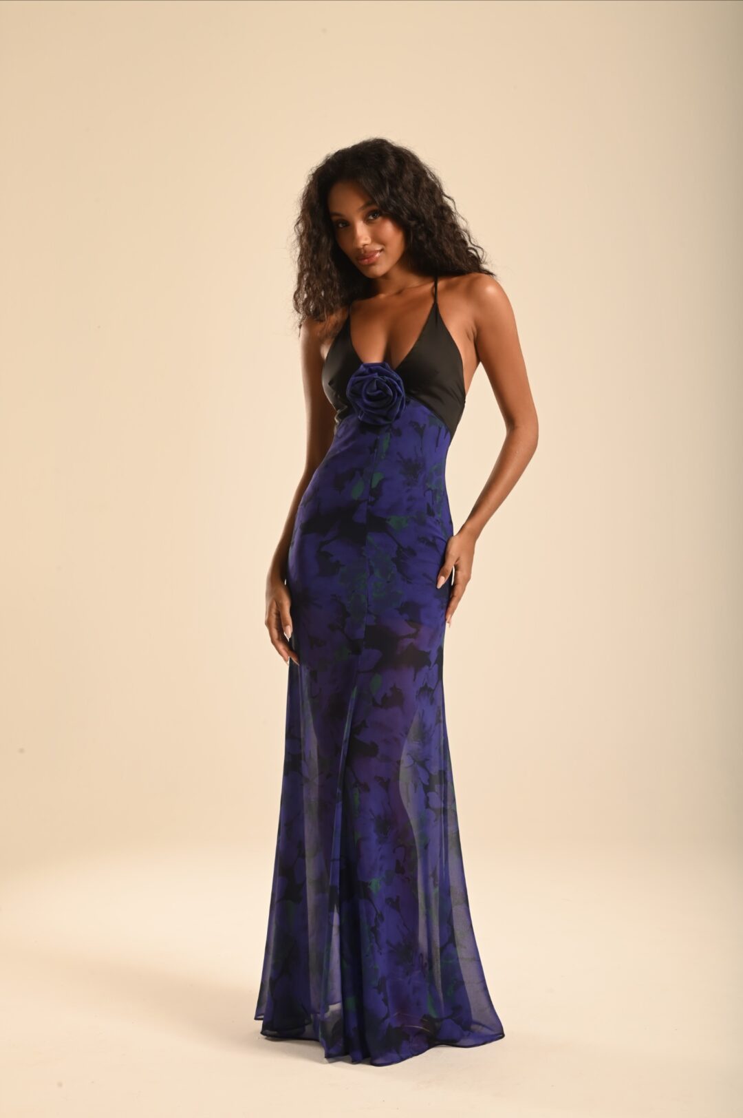 vestido longo estampado Utopia