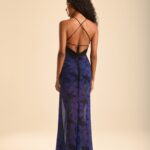 vestido longo estampado Utopia