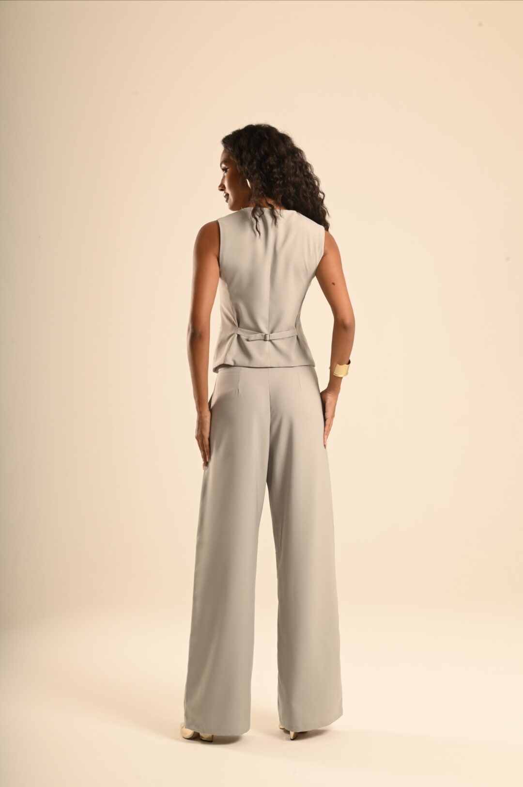 conjunto alfaiataria cinza Encanto