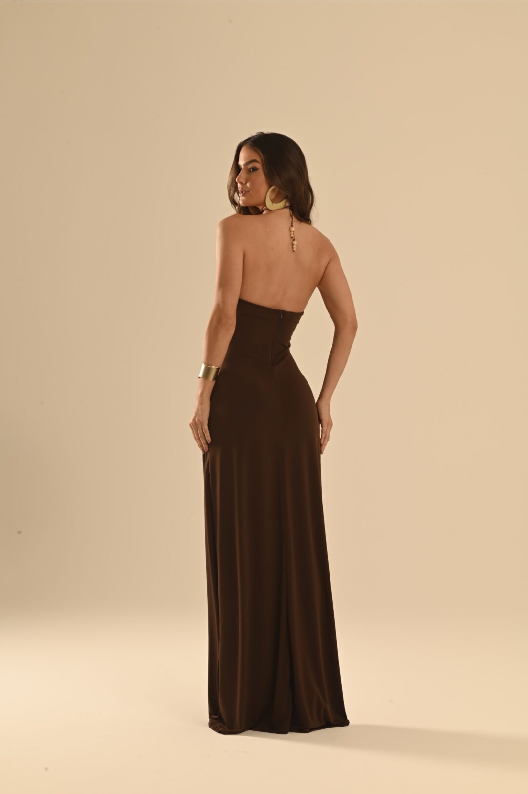 vestido longo pedras Bodrum