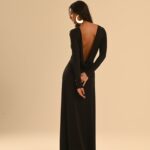vestido longo jersey Ares